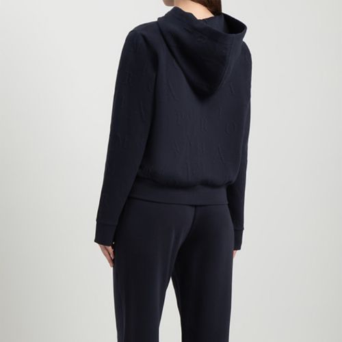 Женская толстовка темно-синяя Emporio Armani EW000392_AF15357