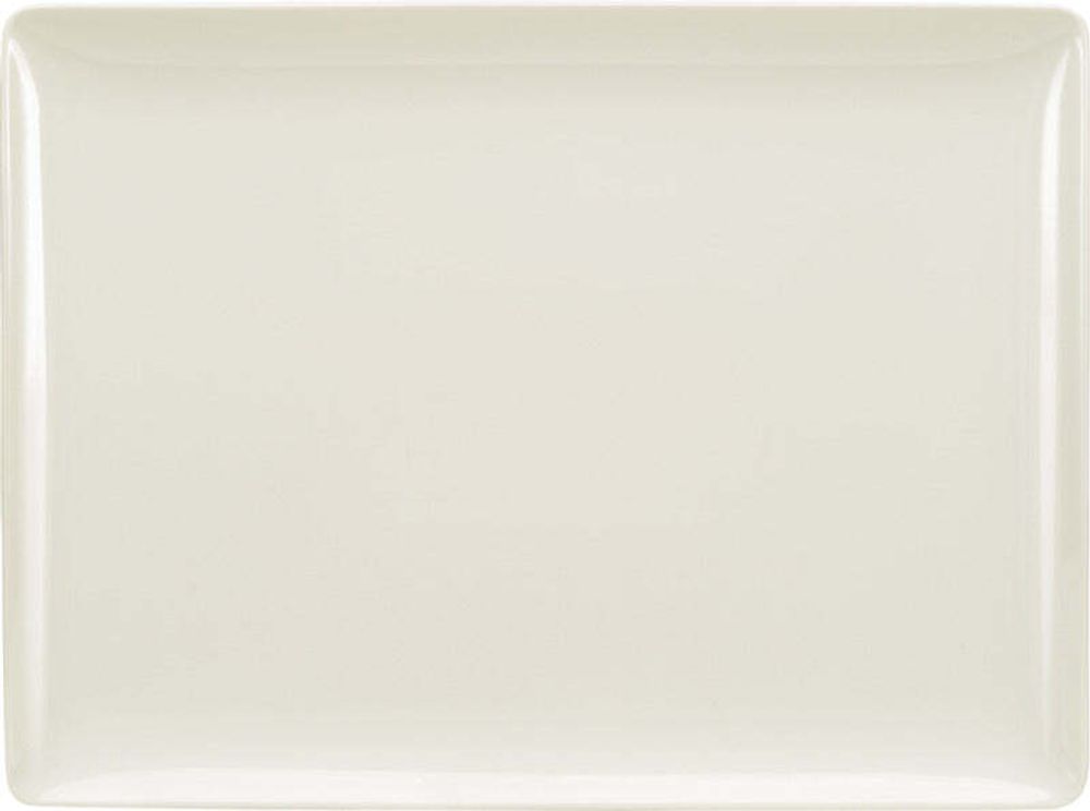 Блюдо прямоугольное Bauscher 27х20 см Purity, цвет белый, фарфор