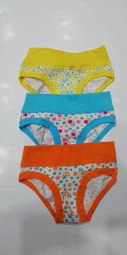 Трусы-слипы (3 шт) для девочек CORNETTE KIDS