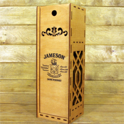 Коробка из фанеры для алкоголя Jameson 1 л