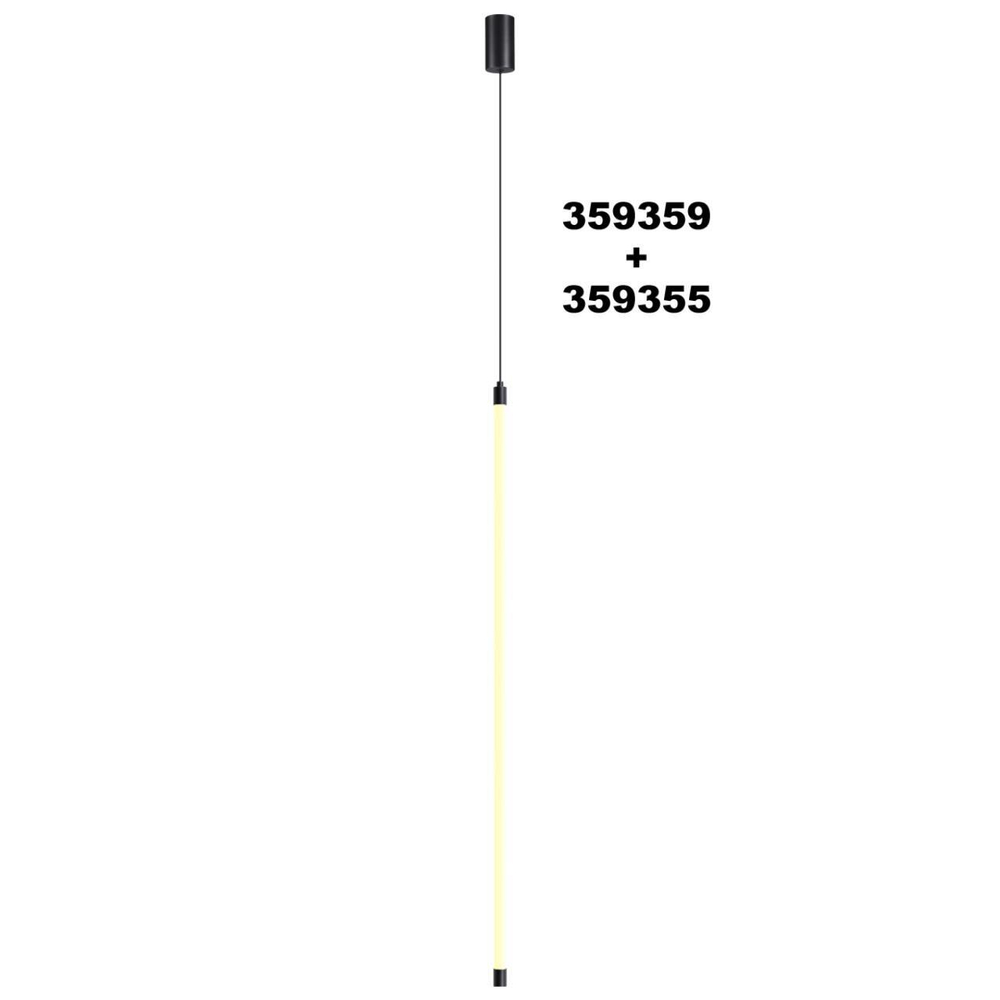 359355 KONST NT24 050 черный Светильник линейный светодиодный IP20 LED 15W 170-265V 3000K 1232Лм VITZ