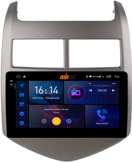 Магнитола для Chevrolet Aveo 2012-2015 - AIROC 2K RI-1310 Android 12, QLed+2K, ТОП процессор, 8/128Гб, CarPlay, SIM-слот