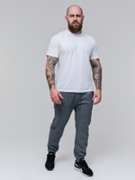 Трикотажные флисовые брюки с манжетами Abercrombie & Fitch FABT4