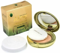 Enough Coenzyme Q10 Aloe silky sun Twowaycake #13 (include. Refill),Матирующая пудра для лица со сменным блоком 13 г+13г