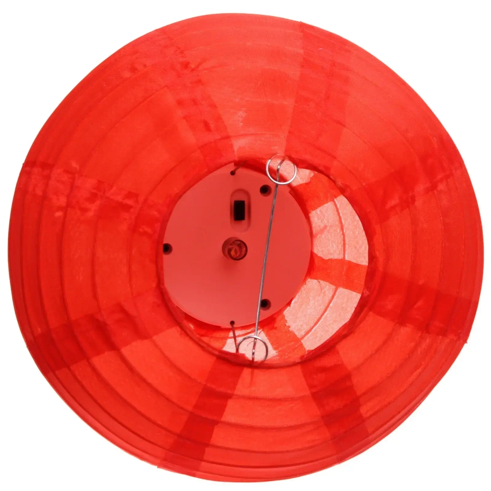 Светильник дачный на солн. батарее «Фонарик» 20 см, 1 лампа LED, с подвесом, Красный