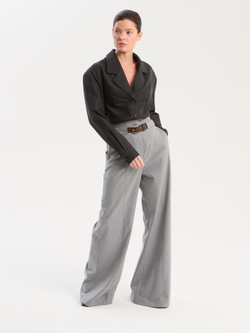 Брюки на высокой посадке