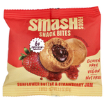 Smash Foods, Snack Bites, подсолнечное масло и клубничный джем, 5 шт., 50 г (1,8 унции)