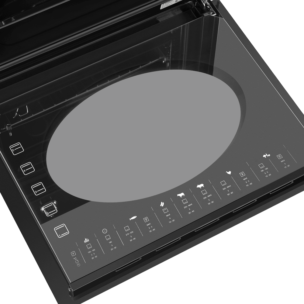 Шкаф духовой газоэлектрический MAUNFELD EOGC604RBG.MT Slim