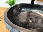 Раковина из андезита Erozy Black EA-65643 50х40х15 из натурального камня