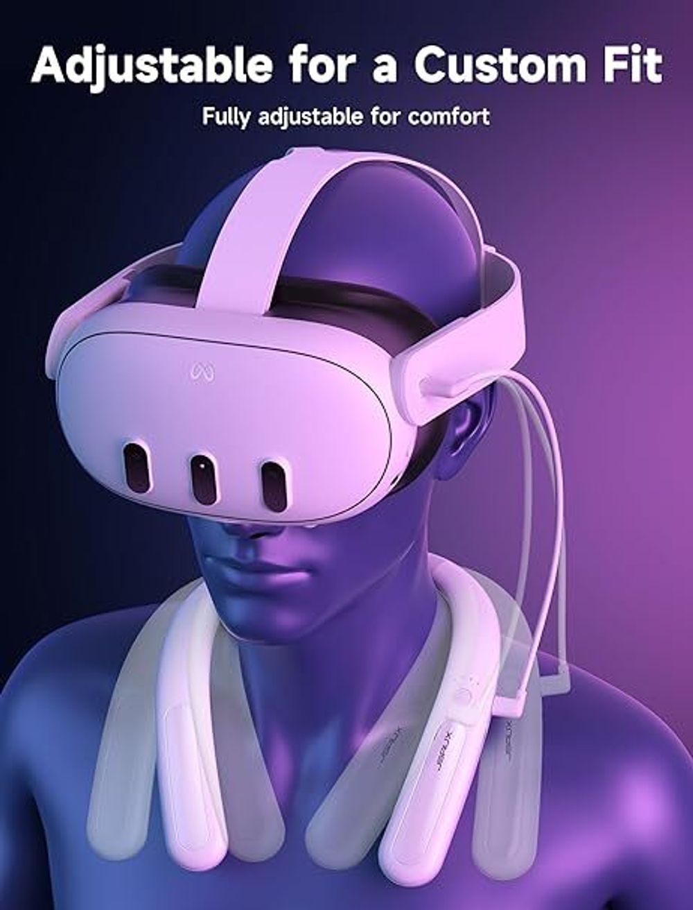 Аккумуляторная батарея JSAUX PB2004A для шлемов виртуальной реальности (Oculus Quest 2 и 3, Pico 4 и др.) черный