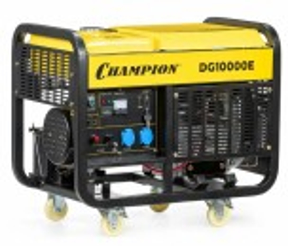Электростанция дизельная с воздушным охлаждением CHAMPION DG10000E