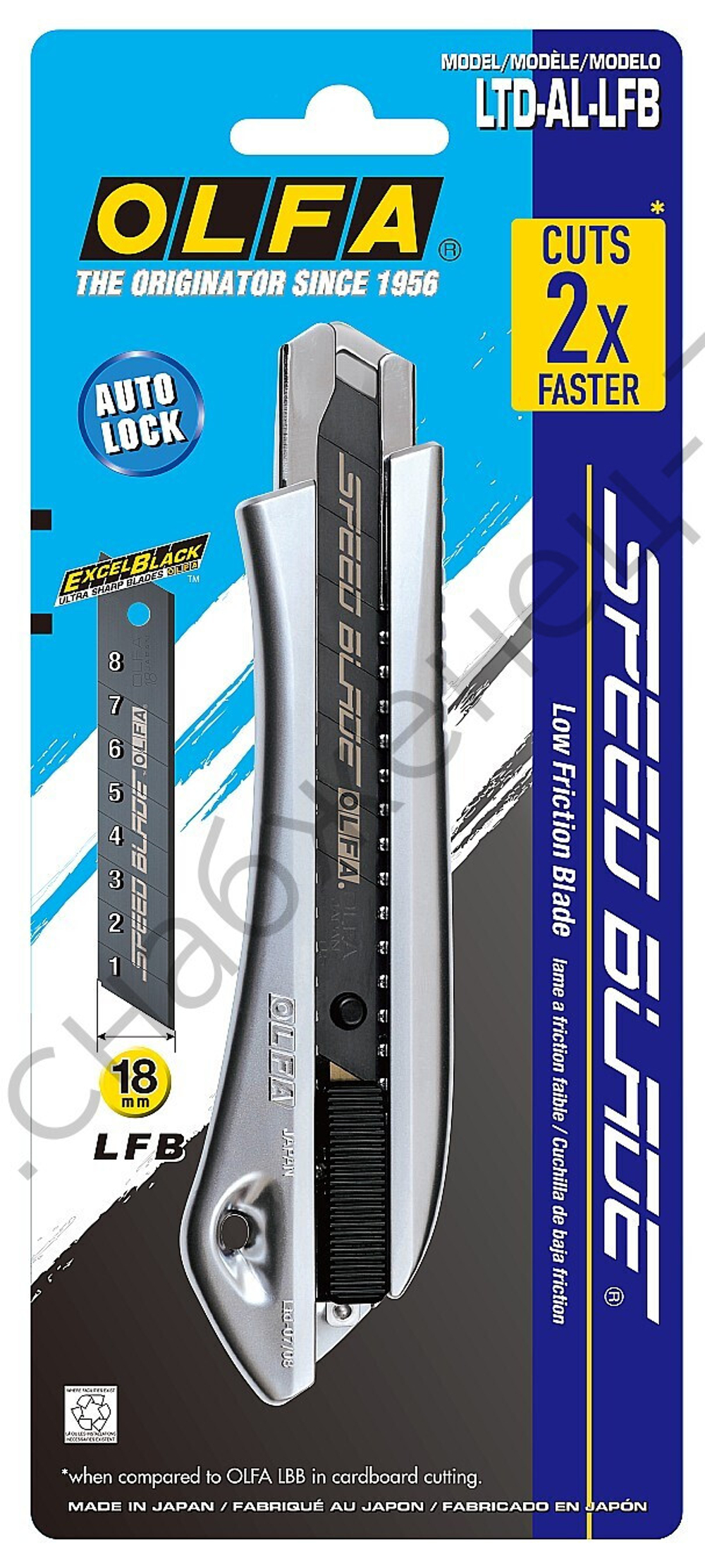 OLFA 18 мм, с сегментированным лезвием, нож (OL-LTD-AL-LFB)