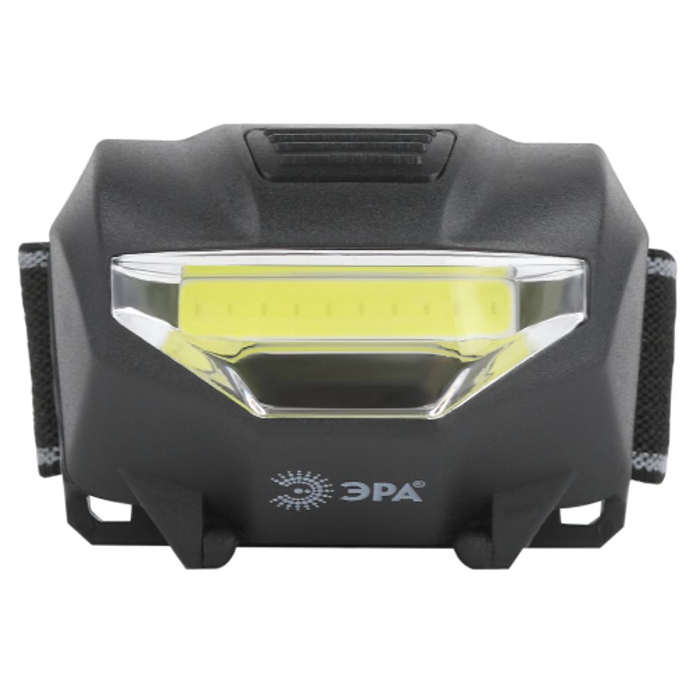 Фонарь налобный светодиодный ЭРА GB-501 Блэкджек на батарейках мощный яркий 3 режима черный