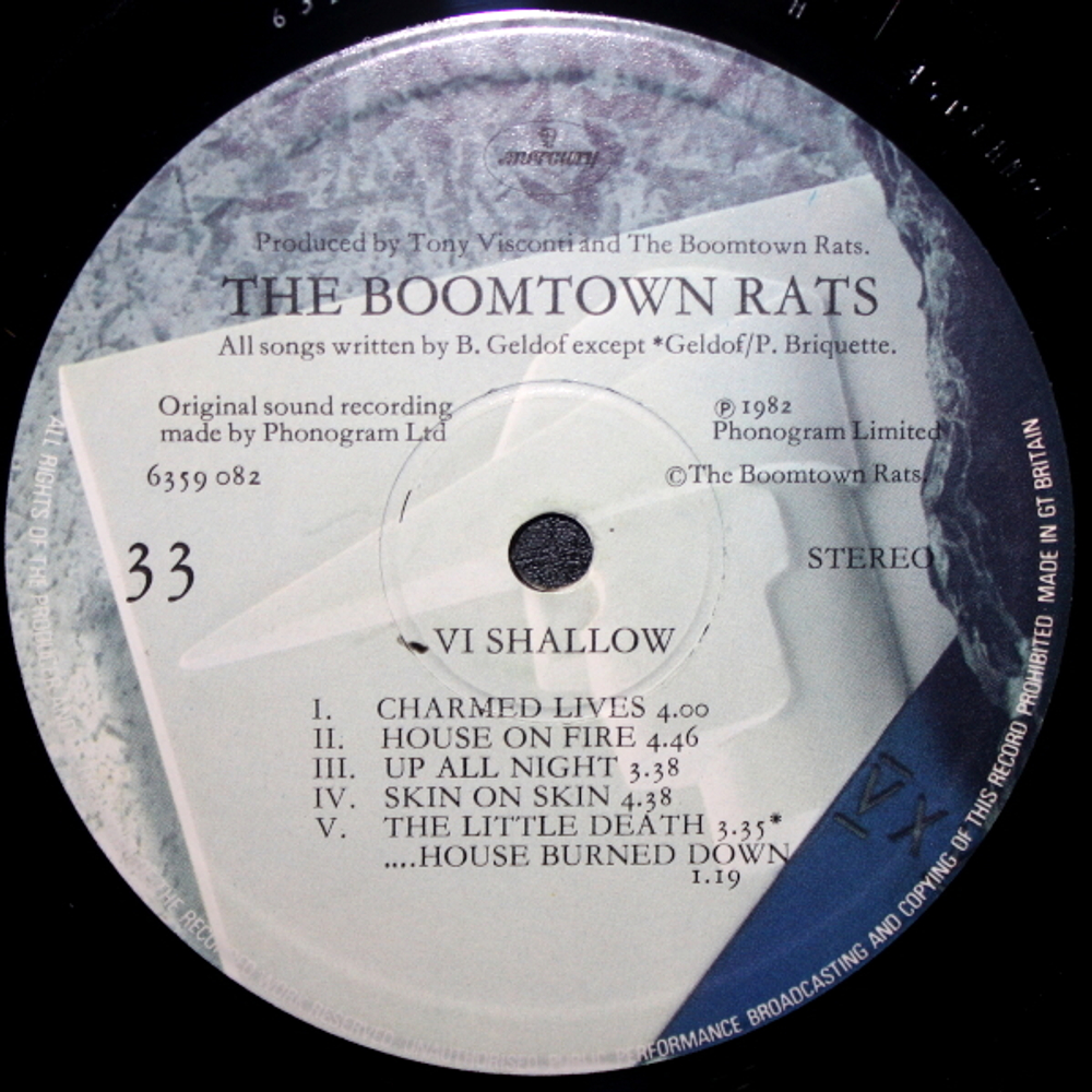 The Boomtown Rats / V Deep (LP)