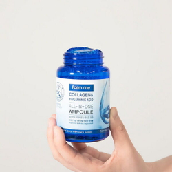 Сыворотка для лица увлажняющая FarmStay Collagen & Hyaluronic Acid All-In-One Ampoule, 250мл