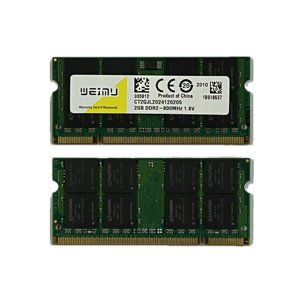 Оперативная память WEIMU DDR2 SO-DIMM 2GB 800MHz PC-6400 1,8V