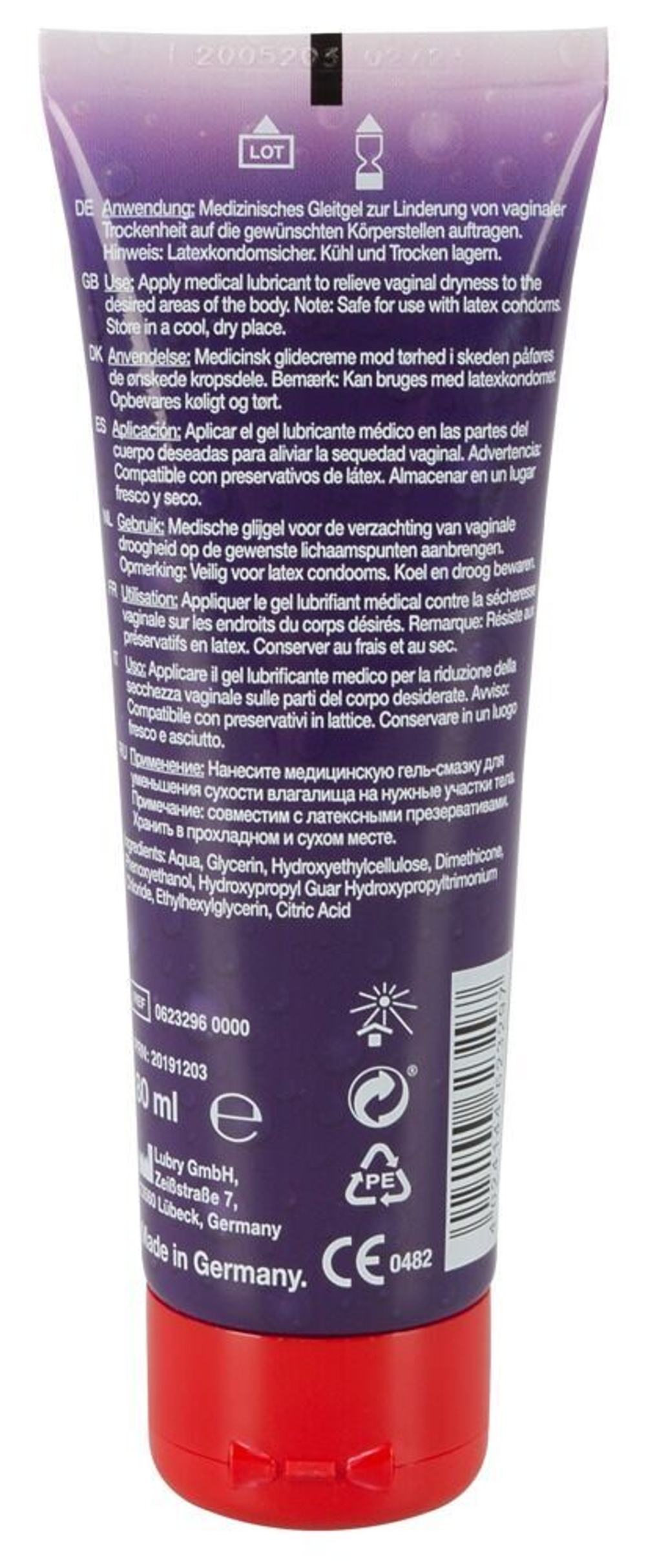 Смазка для фистинга на силиконовой основе Flutschi Extreme - 80 мл.