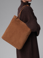 Замшевая сумка DBR 31228 светло-коричневый