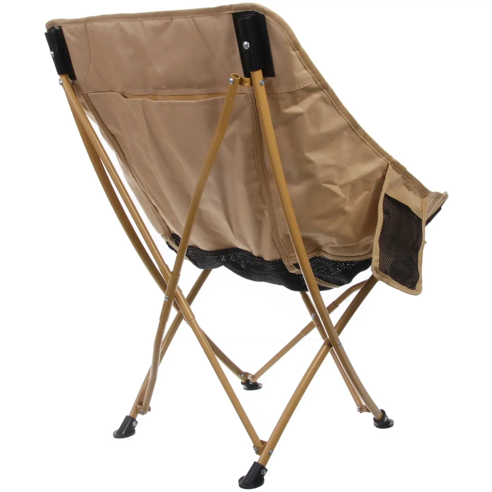 Кресло складное до 100 кг DC-7418, 55*50*72 см, цвет: бежевый, ТуристМастер