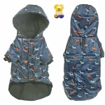 Куртка для собак мелких пород «NEHOLOD», на синтепоне, цвет чёрный, размер 3XL (59*46*40)