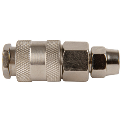 OPT-730SPA Соединение быстросъемное пневматическое с обжимным креплением под шланг 10 мм