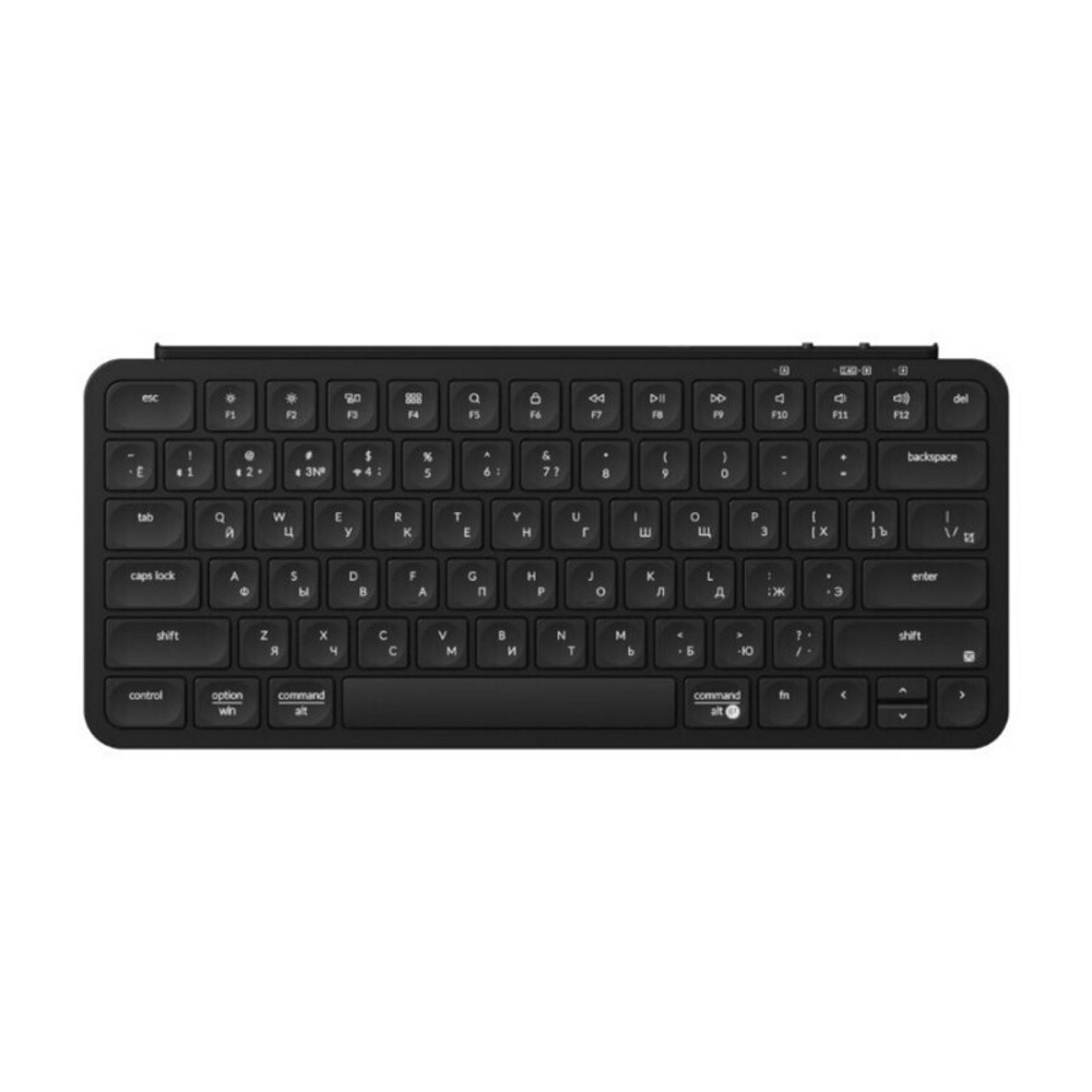 Беспроводная ультратонкая клавиатура Keychron B1 Pro, 77 клавиш, ножничные переключатели, цвет Deep Black (B1P-K9)