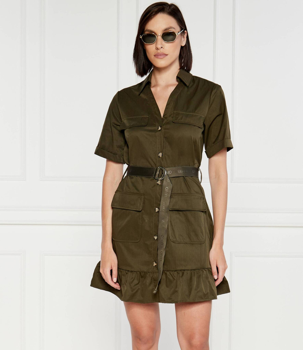 Платье с ремешком Liu Jo - хаки(MA4400 T4433)