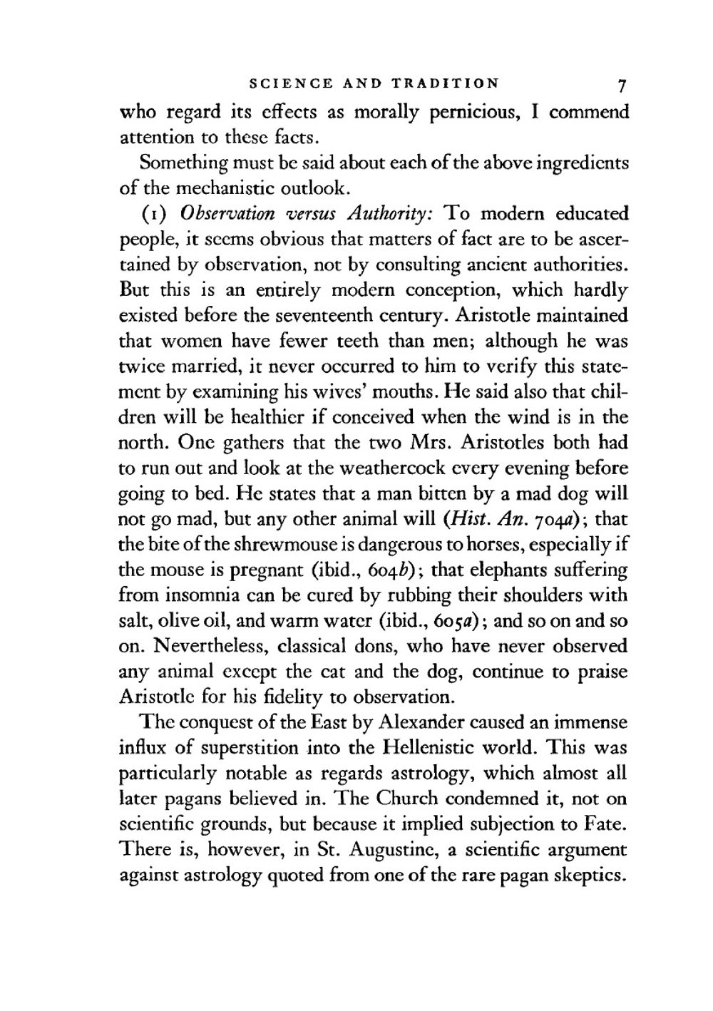 The Impact of Science on Society | B. Russell