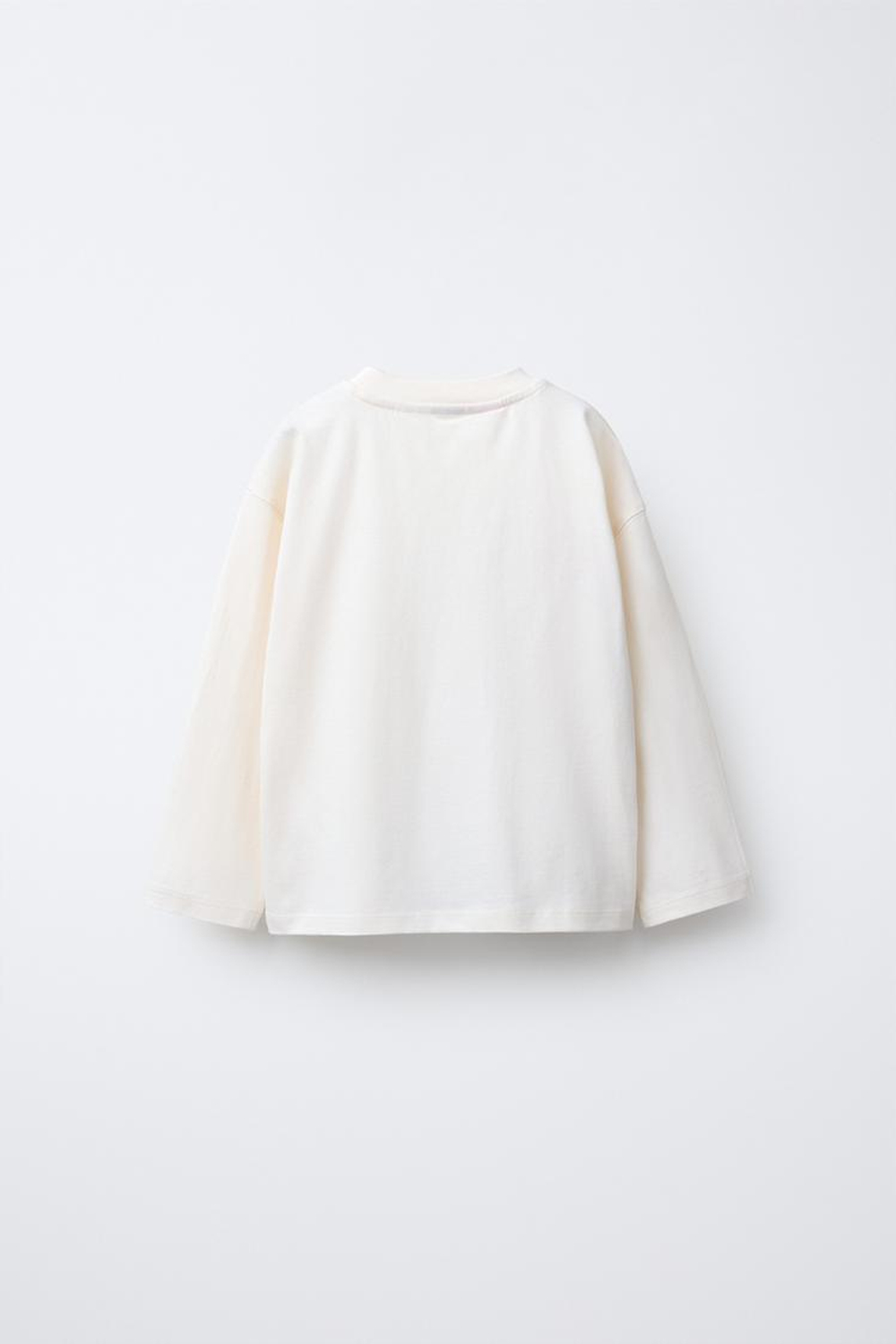 ZARA ЛОНГСЛИВ С ПРИНТОМ PRINCESS © DISNEY, ЖЕЛТОВАТО-БЕЛЫЙ