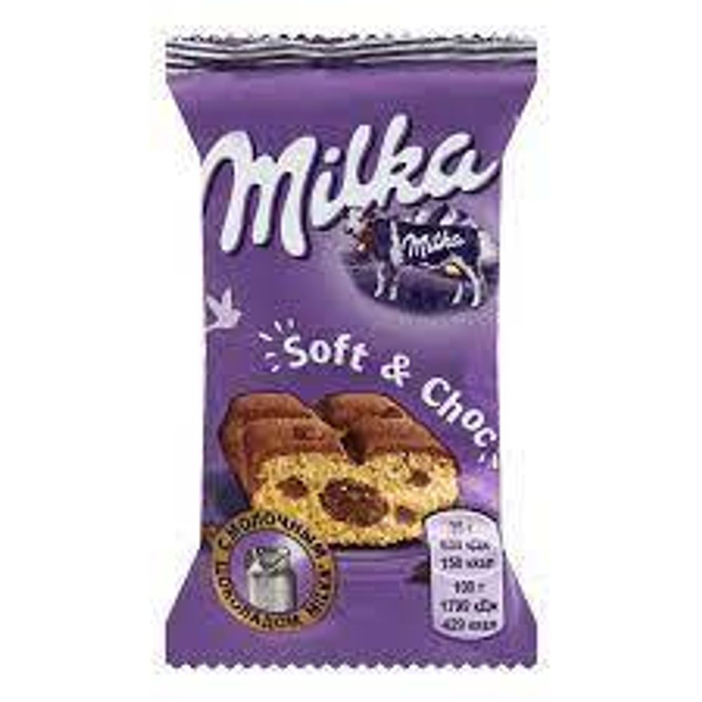 Milka  Cake Choc Пирожное с Шоколадной Начинкой 35г
