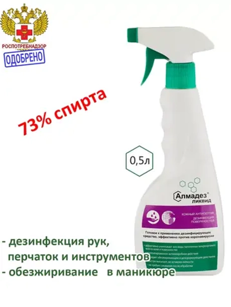 Спиртовой антисептик для рук Дезинфекция инструментов