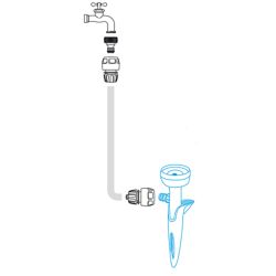 Дождеватель для полива GF GF80005619 статический для газона CONO