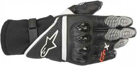 ALPINESTARS Мотоперчатки гоночные кожаные GP X V2 черно-белые