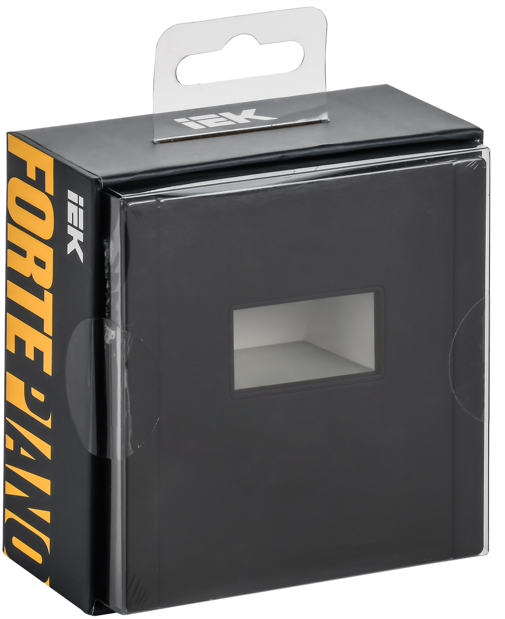 FORTE&PIANO Подсветка LED встраиваемая FP157M металл черный IEK