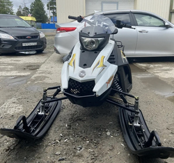 Снегоход STELS Капитан-200 Б/У(белый)