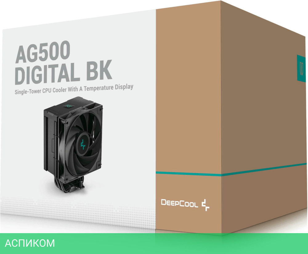 Кулер для процессора DeepCool AG500 DIGITAL BK (R-AG500-BKNDMN-G-2)