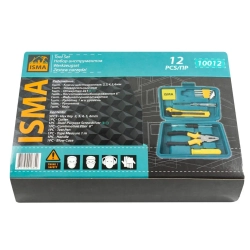 Набор инструментов 12пр.,в кейсе ISMA ISMA-10012