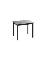 Стол кухонный Черный муар мрамор 90(130)х65х75 см