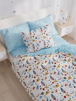 Простынь на резинке Сказка "Alien (компаньон)" 90х200 см,бязь