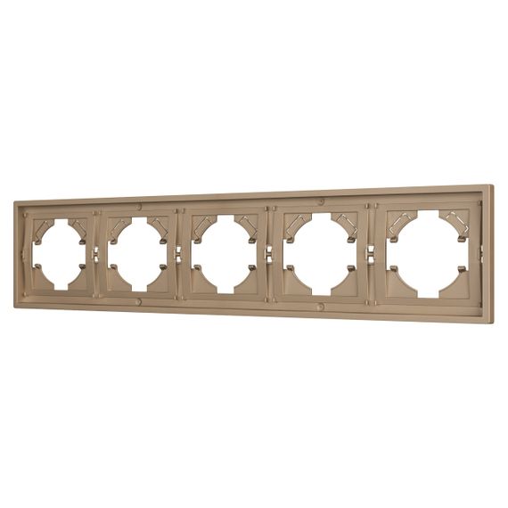 Рамка пластиковая FRM-TENDO-PL-5-GD Arlight 053854