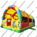 Коммерческий надувной батут "Радуга 2" 13*7*6 м