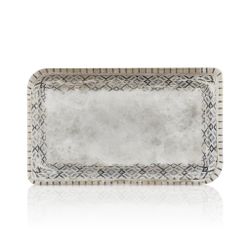 Блюдо прямоугольное 24*15 см h1,8 см Rug By Bone Innovation [bb] [6]