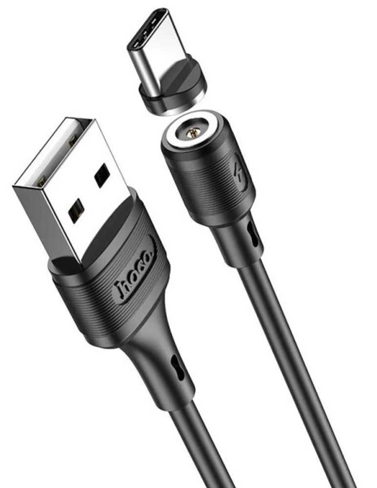 Дата-кабель универ. USB Type-C 1 м, 3А, с магнитным коннектором (HOCO.)