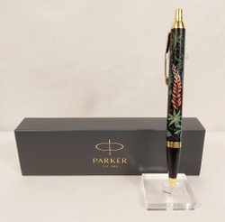 Ручка "Люпины" №2 с ручной росписью Палех