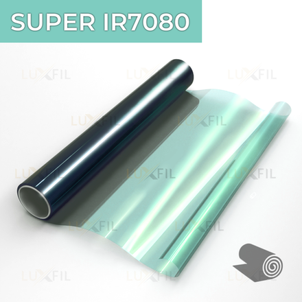 Пленка для окон атермальная SUPER IR7080 Blue LUXFIL, рулон (размер 1,524x30м.)