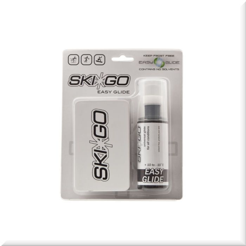 Смазка для лыж SkiGo Наборы лыжных мазей мазь скольжения EasyGlide, нейл.щетка