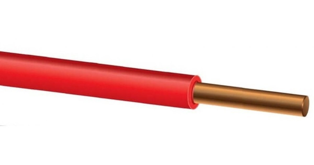 Провод ПуВ(ПВ-1) 95 красный
