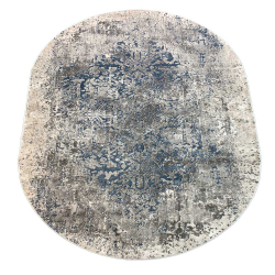 Ковер Kirke 02946B Blue/Beige Овал
