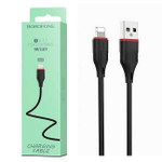 Кабель USB - Lightning BOROFONE BX17 (черный) 1м