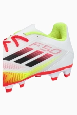 Бутсы adidas F50 Club FG/MG - белый
